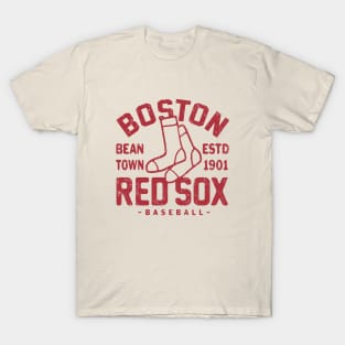 Boston Red Sox Retro 1 by Buck Tee T-Shirt